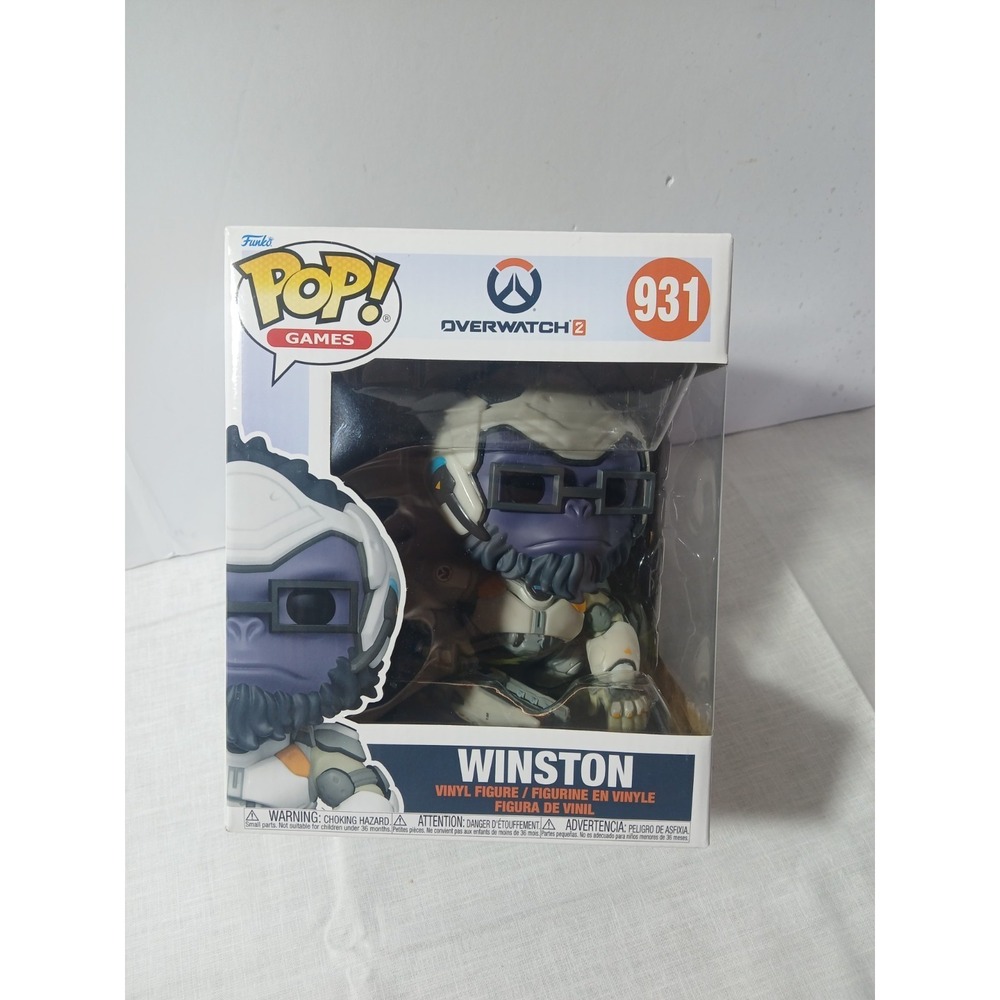 Funko Pop! Overwatch 2 Winston #931 Vinyl Figure 6"